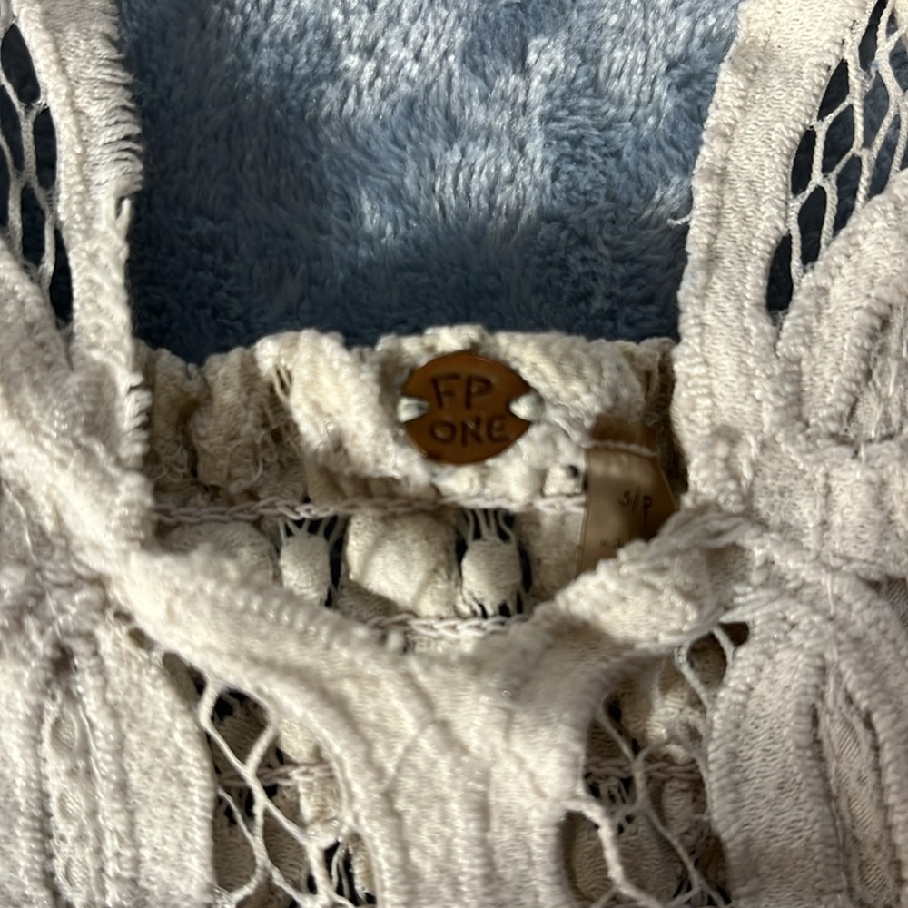 Free People Adella Cream Lace Strappy Bralette - Picture 4 of 6